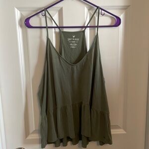 American Eagle Outfitters Olive Green Tank Top